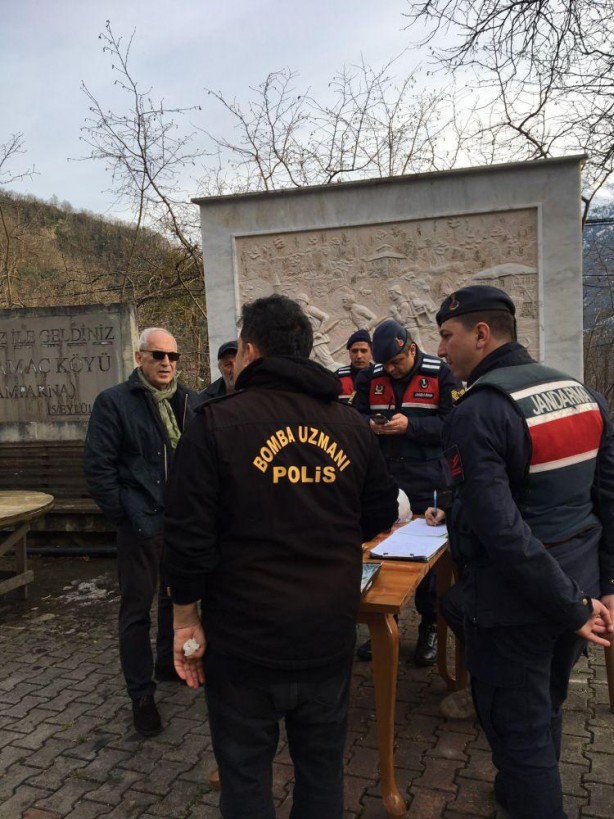 Artvin'de faciayı jandarma komutanın dikkati önledi!