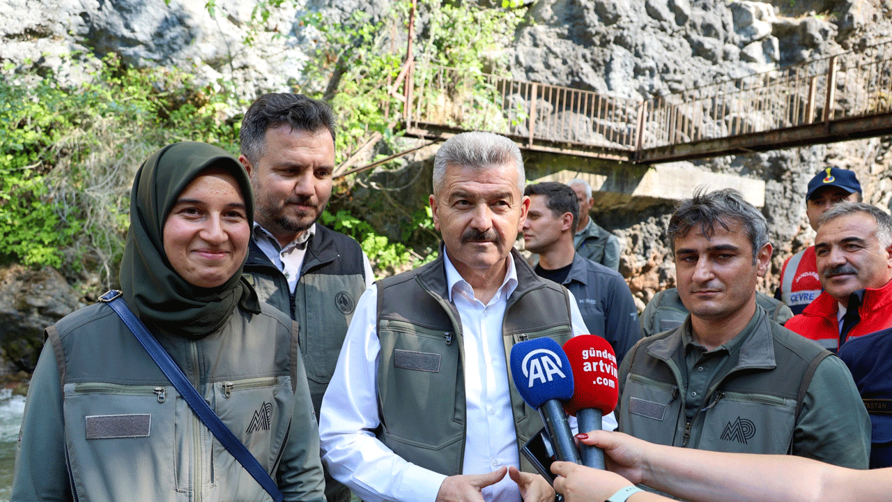 Foto - Artvin'in derelerinden alabalık akacak! 2 yılda 129 bin yavru bırakıldı 