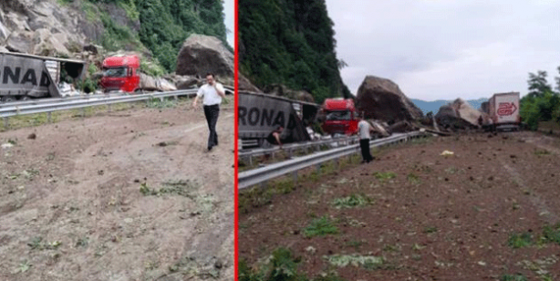  Artvin'in Kemalpaşa ilçesinde heyelan! Yol ulaşıma kapandı, ölü ve yaralılar var