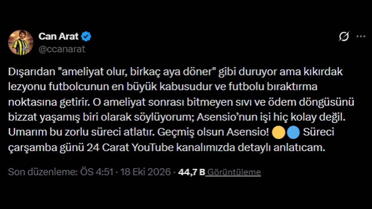 Foto - Asensio için çok kötü haber: Futbolu bırakabilir