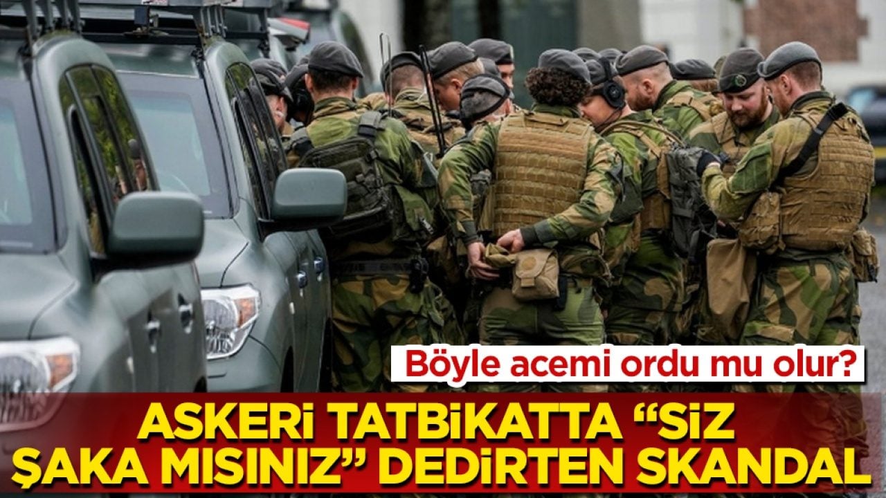 Askeri tatbikatta "Siz şaka mısınız" dedirten skandal! Böyle acemi ordu mu olur?