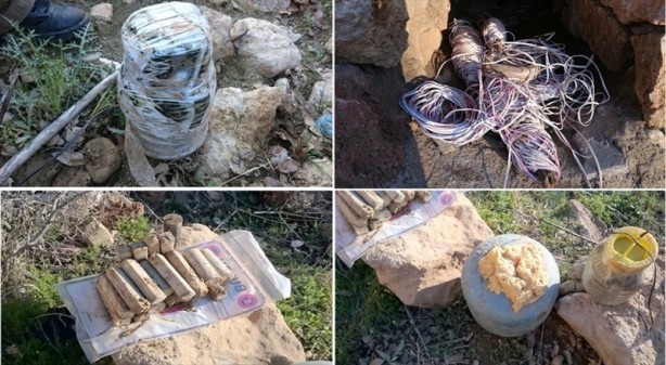 Foto - Askerler taşın arkasında bakın ne buldu?