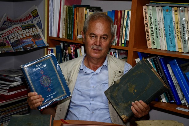 Foto - Atıl dükkandan kütüphaneye! Yılların birikimi...