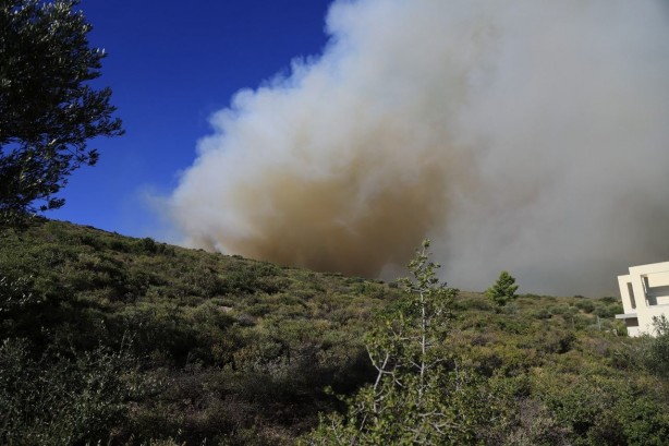 Foto - Atina'da orman yangını: Bölge sakinleri tahliye edildi