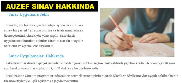 Foto - AUZEF güz yarıyılı ara sınavı nasıl yapılacak? 2021 AUZEF ara sınavı yüz yüze mi olacak?
