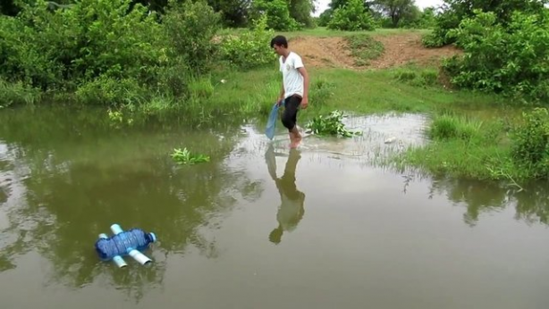 Foto - Avcılar dikkat! İşte sıra dışı balık avlama taktiği...
