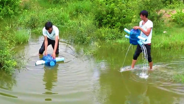  Avcılar dikkat! İşte sıra dışı balık avlama taktiği...