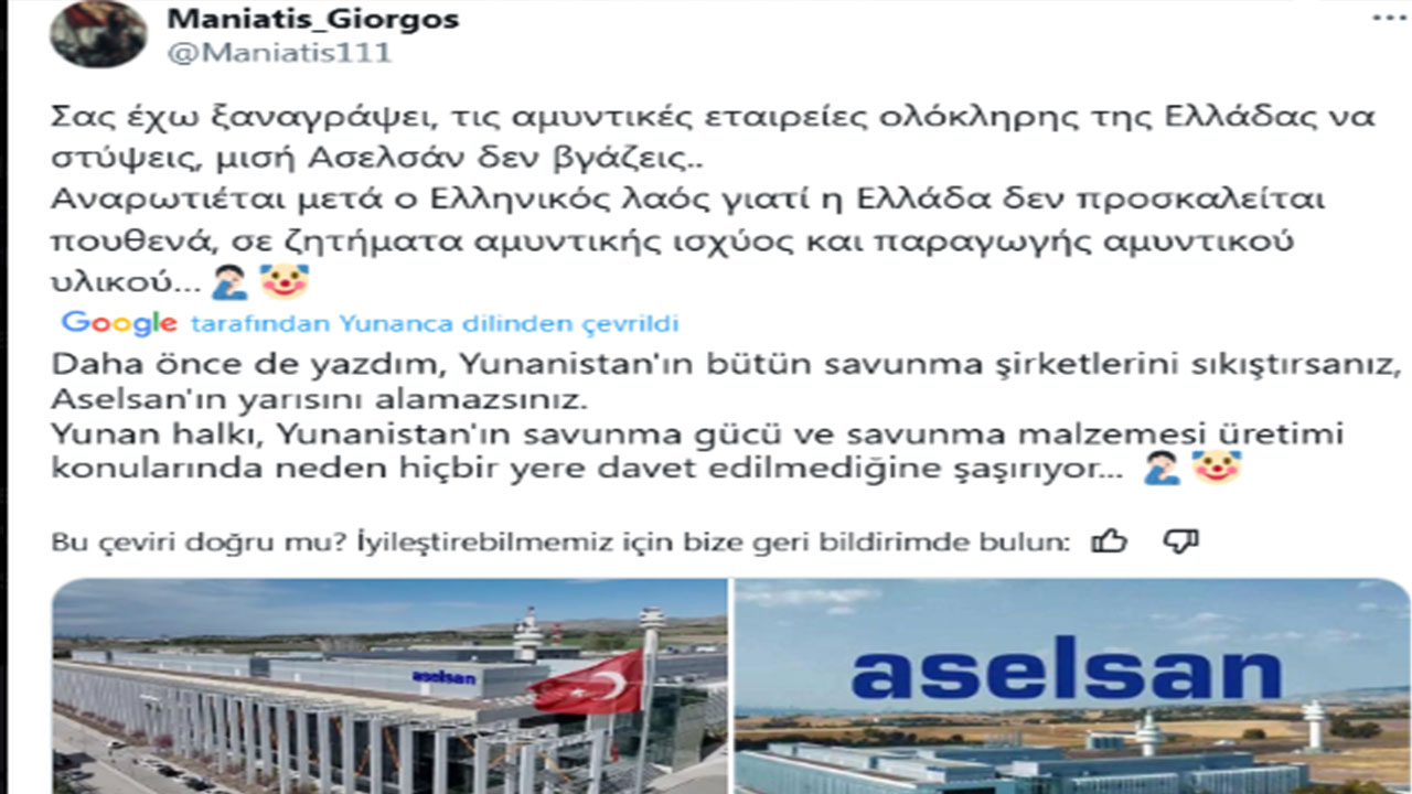 Foto - Avrupa ülkesi isyanda: Ülkedeki tüm savunma şirketlerini satsak ASELSAN'ın yarısını alamayız