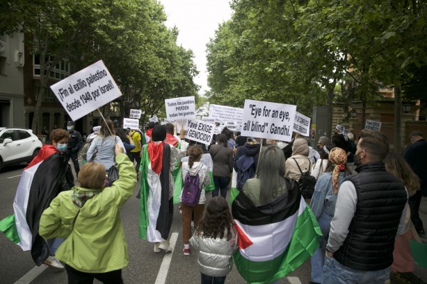 Foto - Avrupa ülkesinde 'Terörist İsrail' sloganları