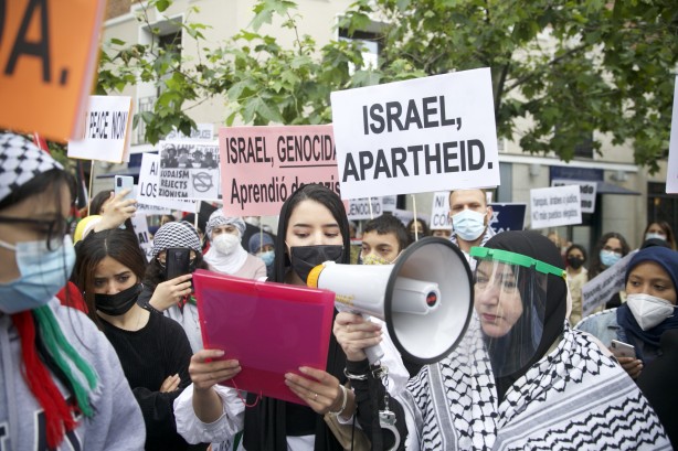 Foto - Avrupa ülkesinde 'Terörist İsrail' sloganları