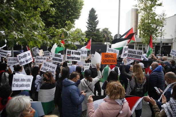 Foto - Avrupa ülkesinde 'Terörist İsrail' sloganları