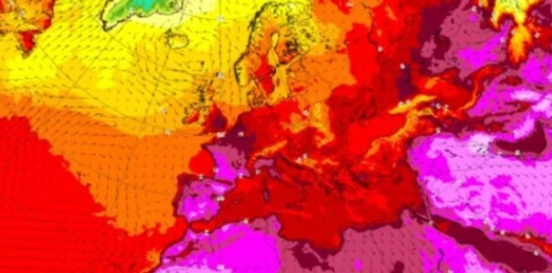 Foto - Avrupa'da benzeri görülmemiş sıcaklıklar! Fransa adeta kavruluyor