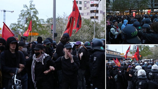 Avrupa'da büyük kaos: Berlin sokakları savaş alanına döndü!