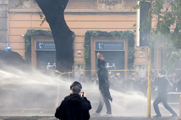 Foto - Avrupa'da Filistin'e destek gösterilerinde polis terörü!