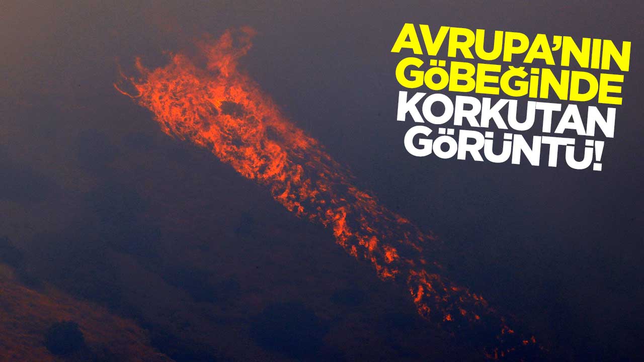 Avrupa'nın göbeği İtalya'da korkutan görüntü