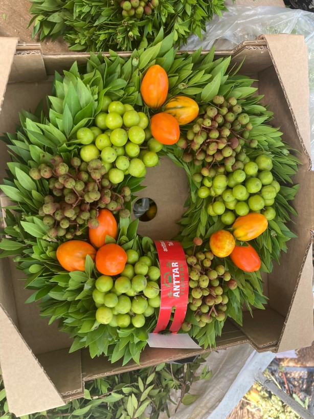 Avrupa'nın Noel kutlamalarındaki kapı süsleri Burdur'dan