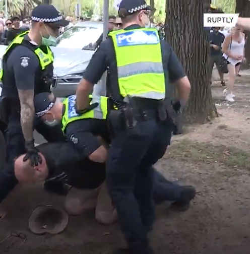 Foto - Avustralya’da aşı karşıtları sokaklara döküldü