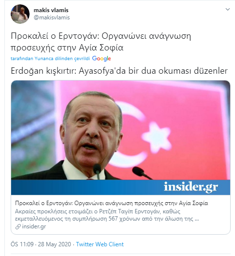 Foto - 'Ayasofya Camii' paniği: Erdoğan açıkladı, Yunanistan çıldırdı! 