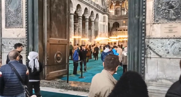 Foto - Ayasofya Camii'nde restorasyon başlıyor