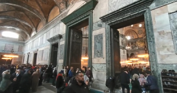 Foto - Ayasofya Camii'nde restorasyon başlıyor