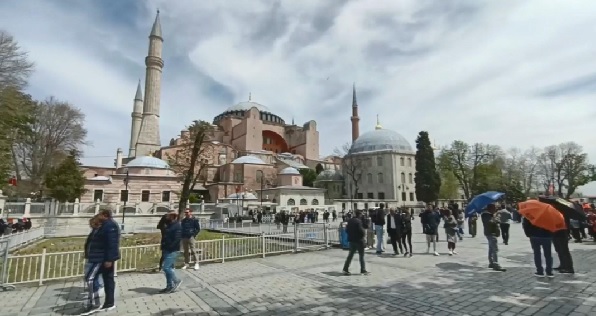 Foto - Ayasofya Camii'nde restorasyon başlıyor