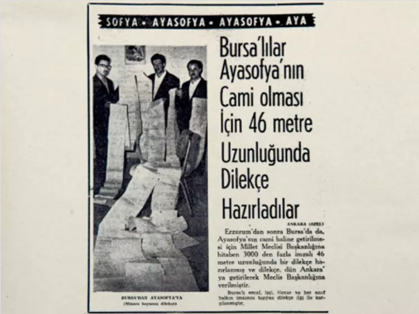 Foto - Ayasofya mücadelesi tarihe böyle geçti!