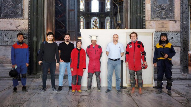 Foto - Ayasofya'da bir ilk! Yeni yeraltı mekanları bulundu