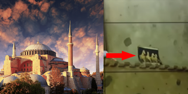 Ayasofya'da dehşete düşüren gelişme! Mabede sızdılar, gizli mesajlar yolluyorlar