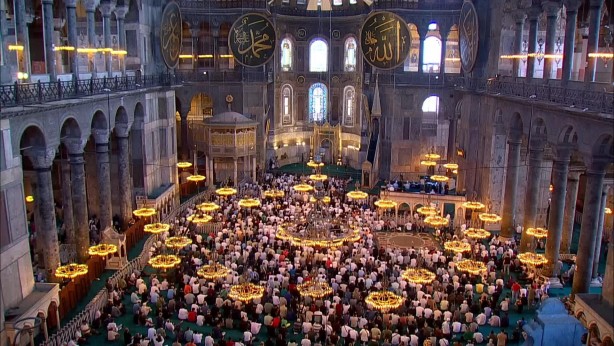 Foto - Ayasofya'da Haniye için gıyabi cenaze namazı