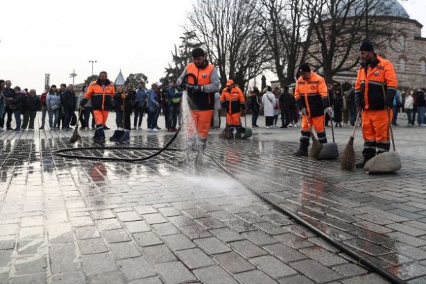 Foto - Ayasofya'da Ramazan hazırlığı