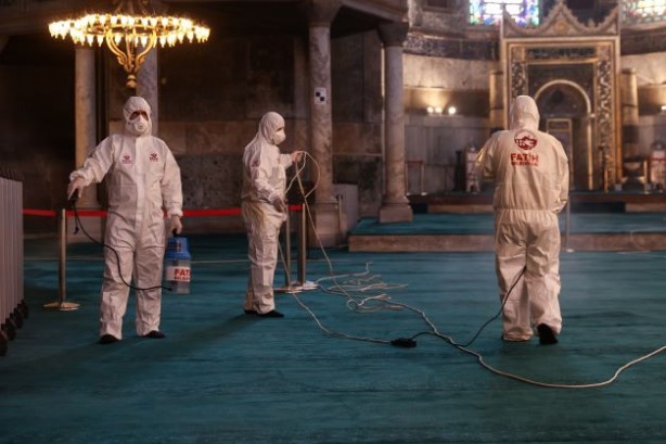 Foto - Ayasofya'da Ramazan hazırlığı