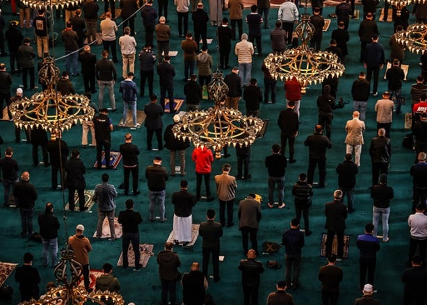 Foto - Ayasofya'da Ramazan-ı Şerif'in ilk cuması eda edildi