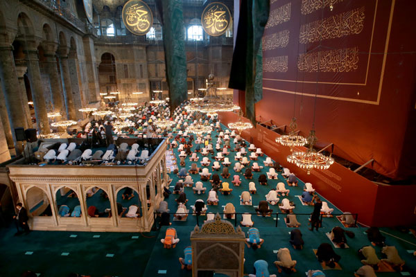 Foto - Ayasofya'daki bayram namazından görüntüler