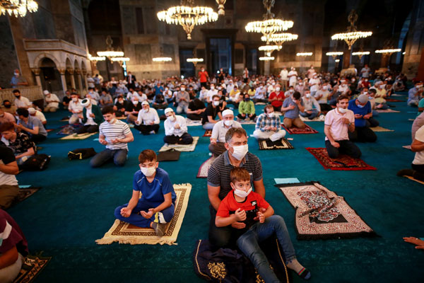 Foto - Ayasofya'daki bayram namazından görüntüler