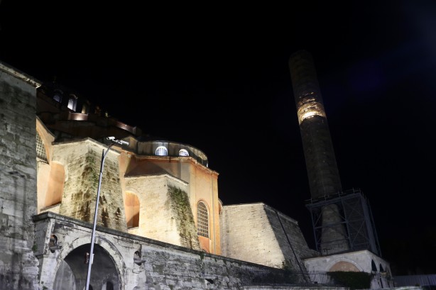 Foto - Ayasofya-ı Kebir Camii Şerifi'nde bakım çalışması