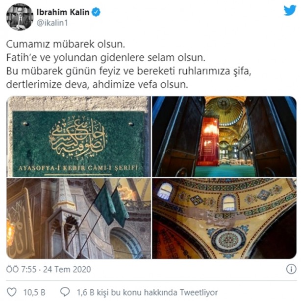 Foto - Ayasofya'nın açılışına siyasilerden mesajlar...