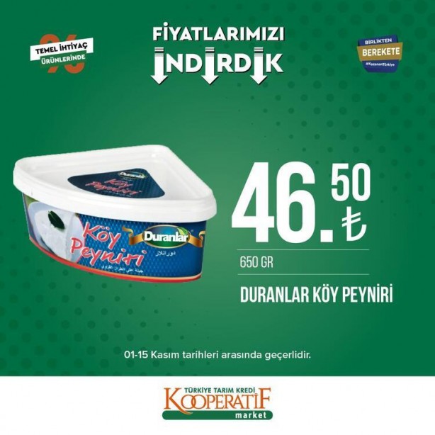 Foto - Ayçiçek yağı fiyatlarında büyük indirim geldi! Tarım Kredi Kooperatif marketlerinde indirimli ürünler tek tek açıklandı