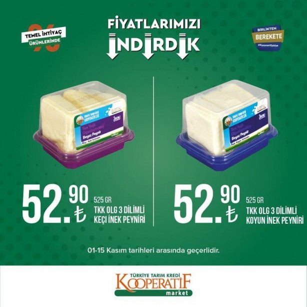 Foto - Ayçiçek yağı fiyatlarında büyük indirim geldi! Tarım Kredi Kooperatif marketlerinde indirimli ürünler tek tek açıklandı