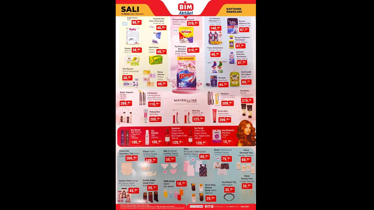 Foto - Ayçiçek yağında flaş indirim! BİM'de 15 Nisan 2025 fırsatlar kataloğu açıklandı