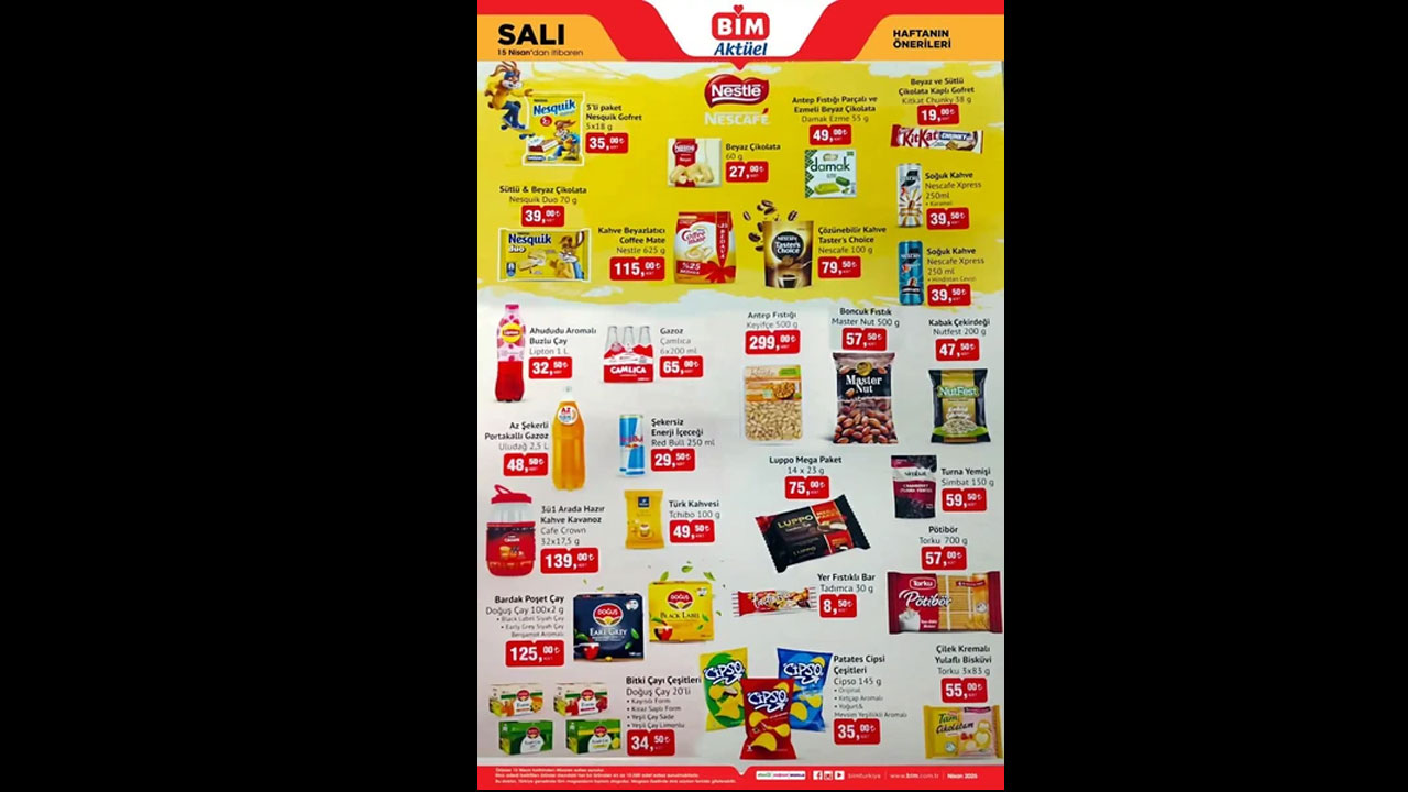 Foto - Ayçiçek yağında flaş indirim! BİM'de 15 Nisan 2025 fırsatlar kataloğu açıklandı