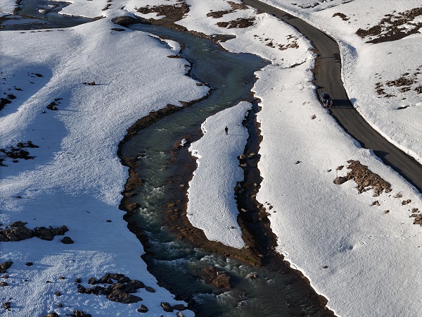 Foto - Aynı şehir iki ayrı mevsim