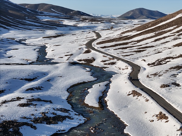 Foto - Aynı şehir iki ayrı mevsim