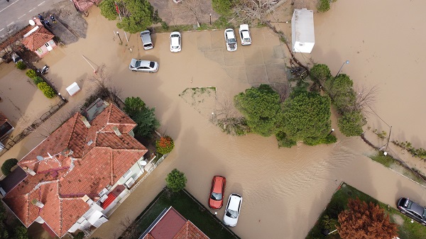Foto - Ayvalık'ta son durum görüntülendi