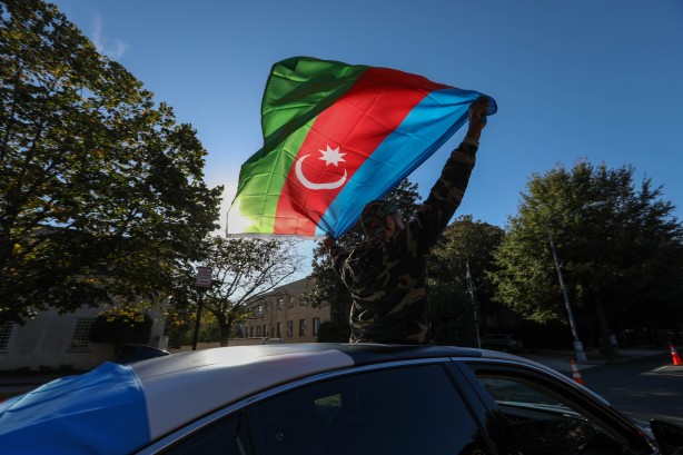 Foto - Azerbaycan'a destek Beyaz Saray'a kadar sıçradı! Dünya çapı miting düzenlendi