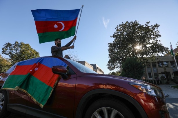 Foto - Azerbaycan'a destek Beyaz Saray'a kadar sıçradı! Dünya çapı miting düzenlendi
