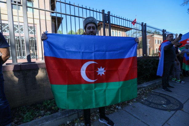 Foto - Azerbaycan'a destek Beyaz Saray'a kadar sıçradı! Dünya çapı miting düzenlendi