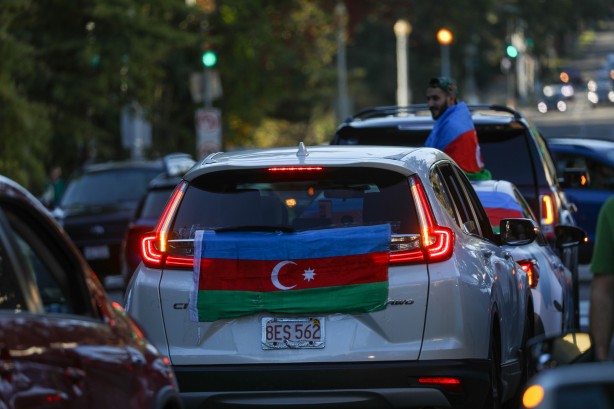 Foto - Azerbaycan'a destek Beyaz Saray'a kadar sıçradı! Dünya çapı miting düzenlendi