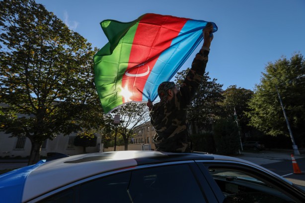 Foto - Azerbaycan'a destek Beyaz Saray'a kadar sıçradı! Dünya çapı miting düzenlendi