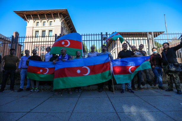 Foto - Azerbaycan'a destek Beyaz Saray'a kadar sıçradı! Dünya çapı miting düzenlendi