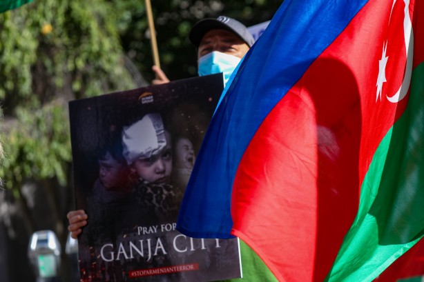 Foto - Azerbaycan'a destek Beyaz Saray'a kadar sıçradı! Dünya çapı miting düzenlendi